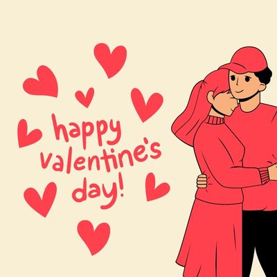 Valentine's Day kiss poem
